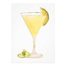 Pineapple Cocktail Personalized Invitation