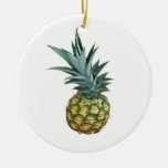 Pineapple Design, real photograph of homegrown Christmas Ornament