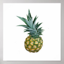 Pineapple Design, real photograph of homegrown Print