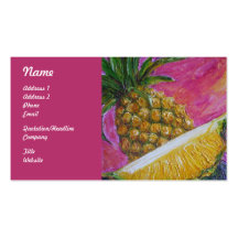 Pineapple Fruit Business Cards