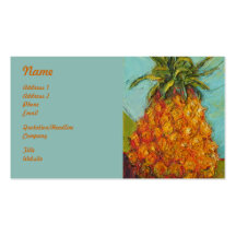 Pineapple Fruit Business Cards