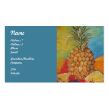 Pineapple Fruit Business Cards