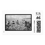 Pineapple Harvest Hawaii 1917 Postage Stamp