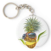 pineapple keychain