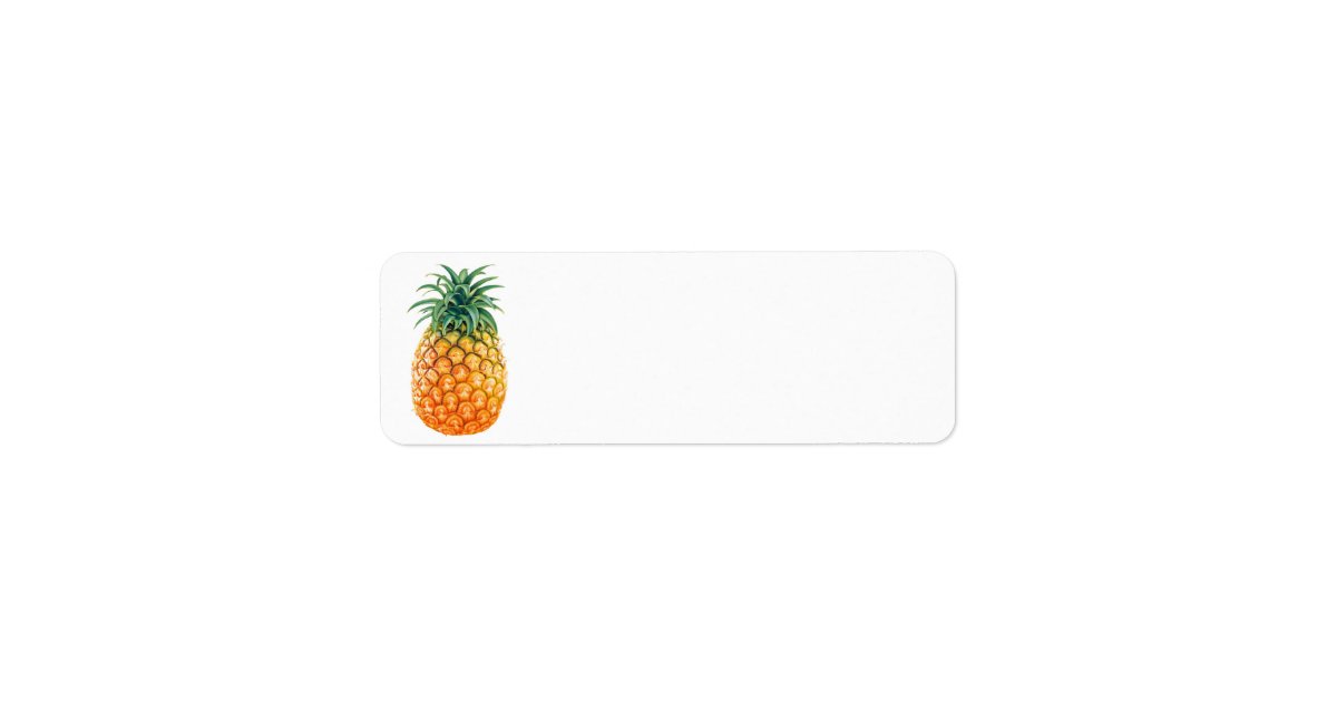 Pineapple Label | Zazzle