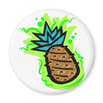 Pineapple magnets by Edibility Pineapple magnets