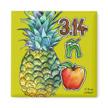 Pineapple Fridge Magnets