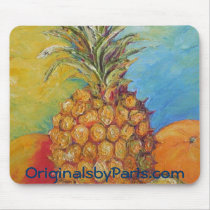 Pineapple Mousepad by OriginalsbyParis Pineapple Mousepad