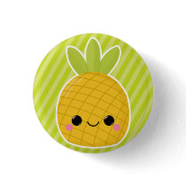 Pineapple on Green Stripes