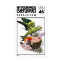 pineapple parrot postage