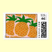 Pineapple Postage Stamp