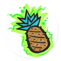 Pineapple stickers