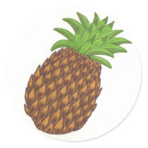 pineapple stickers by ArianeC pineapple stickers