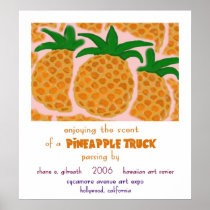 Pineapple Truck Poster