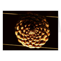 PINECONE GREETING CARD
