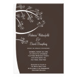 Pinecone Pine Tree Theme Wedding Invitation