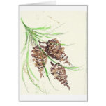 Pinecones Card