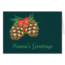 Pinecones Card