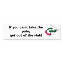 Pinedale Glaciers Bumper Sticker bumper stickers