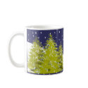 Pines Christmas Star Mug with Moon Cloud