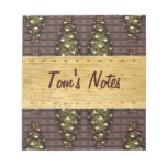 Pinewood notepad by Alexandra Cook