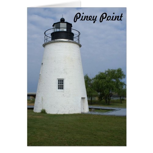 Piney Point Lighthouse card