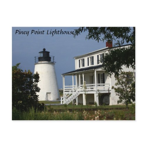 Piney Point Lighthouse postcard