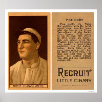 Ping Bodie White Sox Baseball 1912 Poster