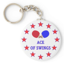 Ping Pong Ace of Swings Keychain
