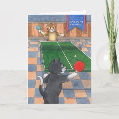 cats ping pong