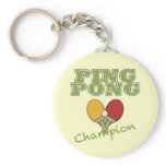 Ping Pong Champion Key Chain