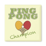 Ping Pong Champion Magnet