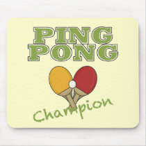 Ping Pong Champion Mouse Pads