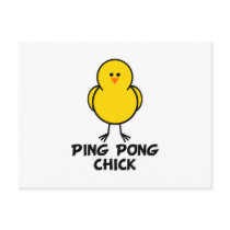 Ping Pong Chick postcards