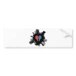 Ping Pong City Bumper Stickers