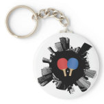 Ping Pong City Keychain
