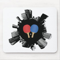 Ping Pong City Mouse Pad