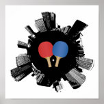 Ping Pong City Print