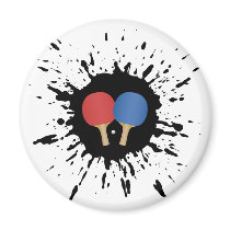 Ping Pong Explosion Refrigerator Magnets
