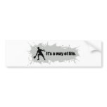 Ping Pong is a Way of Life Bumper Sticker