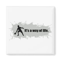 Ping Pong is a Way of Life Refrigerator Magnet