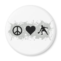 Ping Pong Fridge Magnets