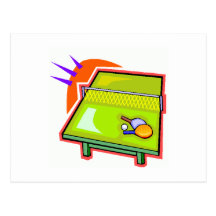 Ping Pong Postcard