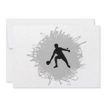 Ping Pong Scribble Style Custom Invitation
