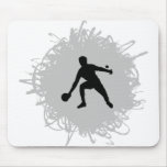 Ping Pong Scribble Style Mouse Pads
