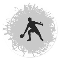 Ping Pong Scribble Style Stickers
