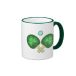 Ping Pong Shamrocks Coffee Mugs