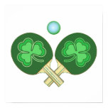 Ping Pong Shamrocks Posters