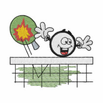 Ping Pong Smash embroidered shirts by ZazzleEmbroidery Ping Pong Smash embroidered shirts