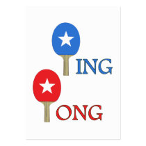 Ping Pong Star Business Card